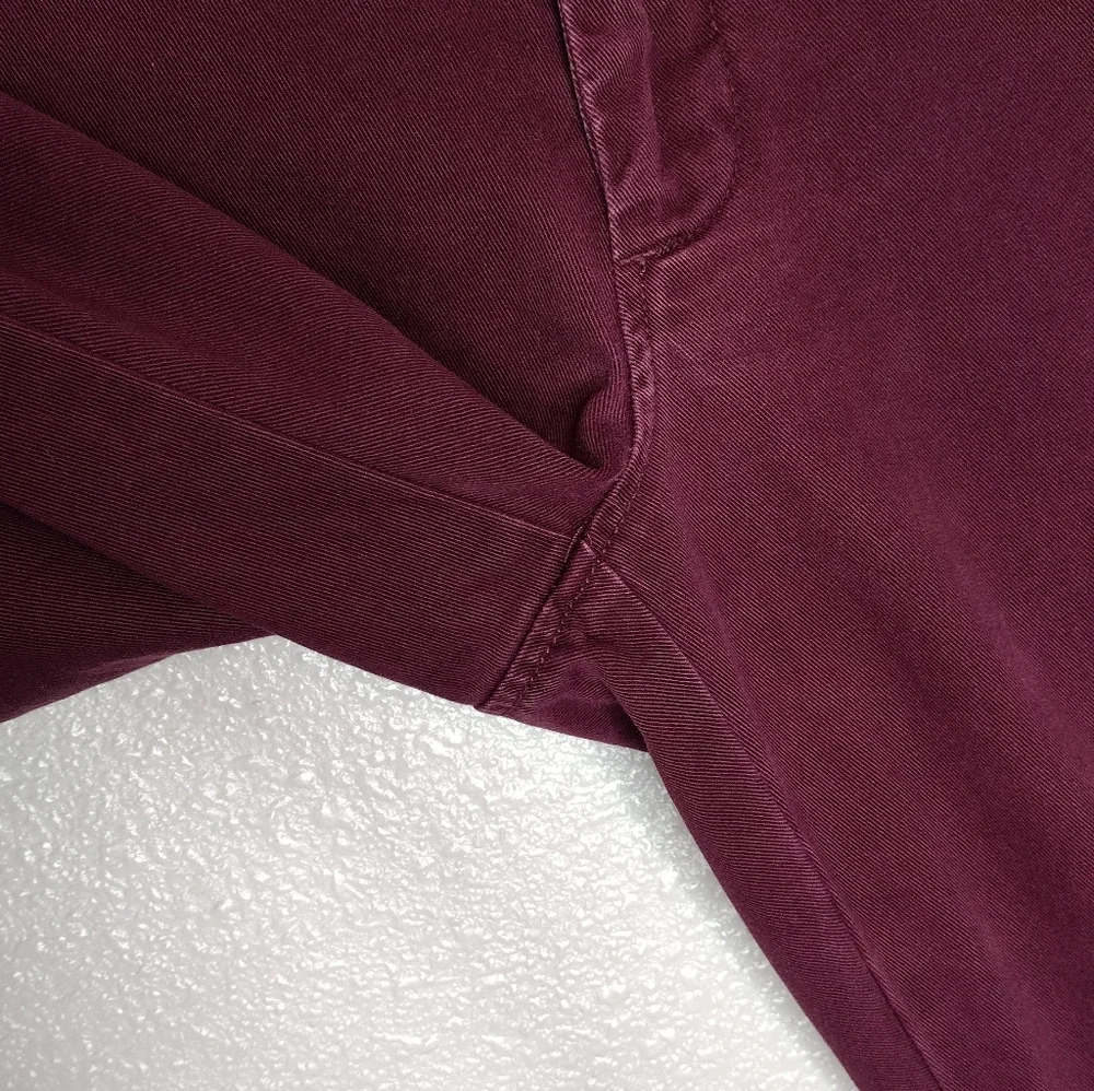 J. Crew Men's Burgundy Pants Sz 30×30